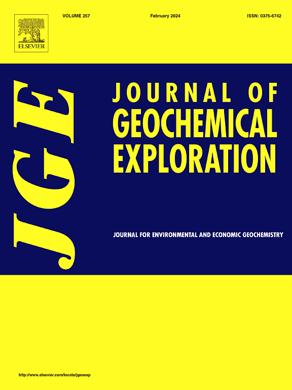 Go to journal home page - Journal of Geochemical Exploration